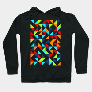 Aesthetic Geometric Pattern - Triangle #8 Hoodie